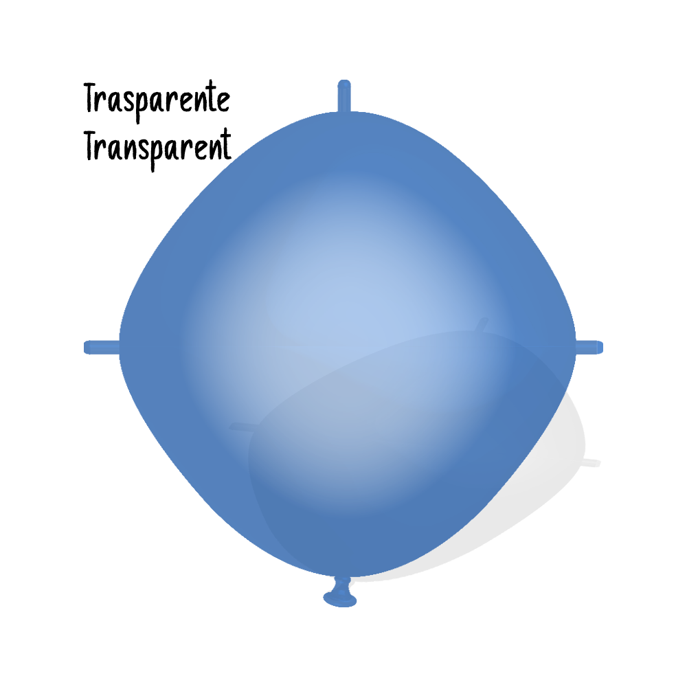 BWS 24x24" Squareloon Figurenballon | Kristall - nastila balloons