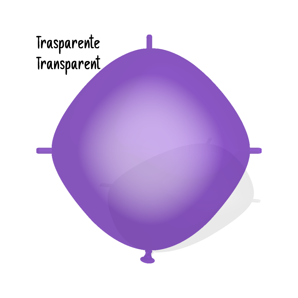 BWS 24x24" Squareloon Figurenballon | Kristall - nastila balloons