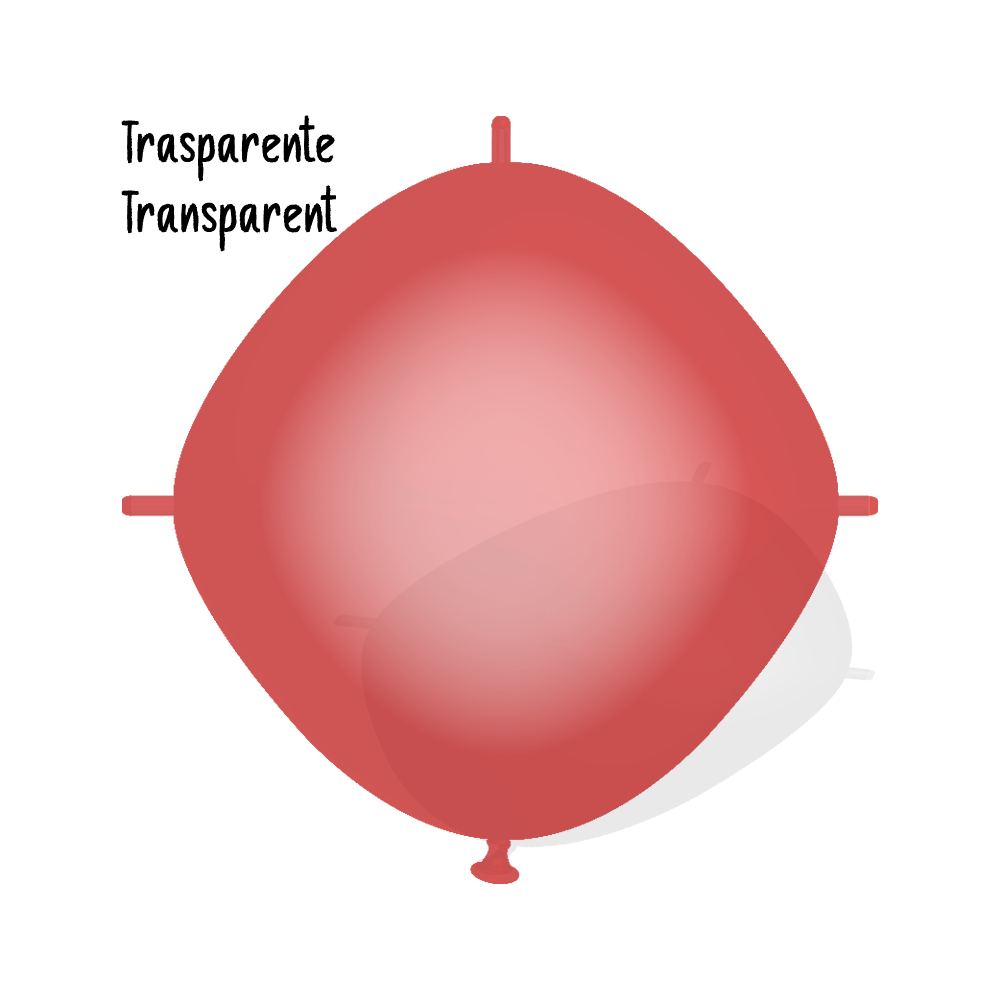 BWS 24x24" Squareloon Figurenballon | Kristall - nastila balloons