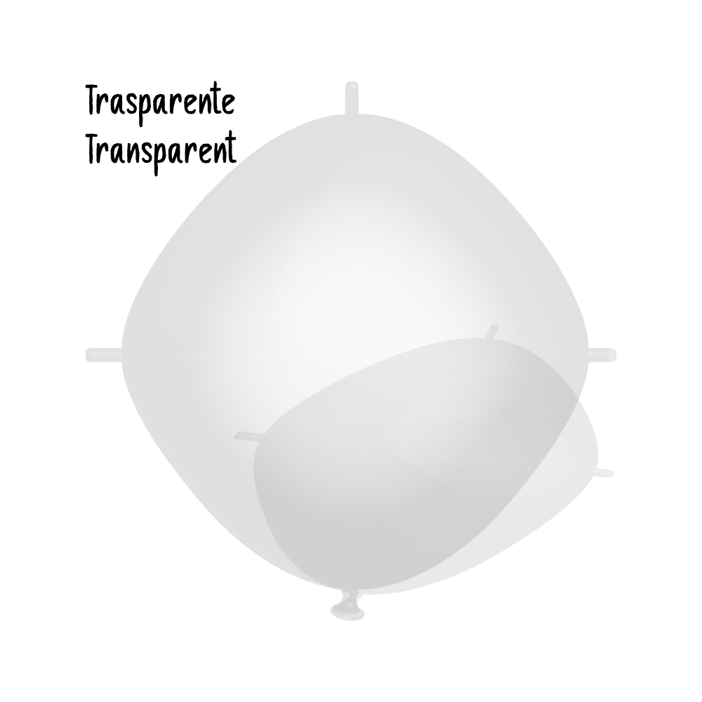 BWS 24x24" Squareloon Figurenballon | Kristall - nastila balloons