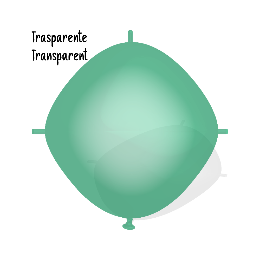 BWS 24x24" Squareloon Figurenballon | Kristall - nastila balloons