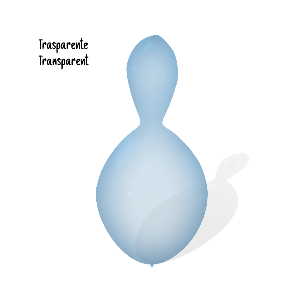 BWS 60" giant skittle figure balloon | crystal