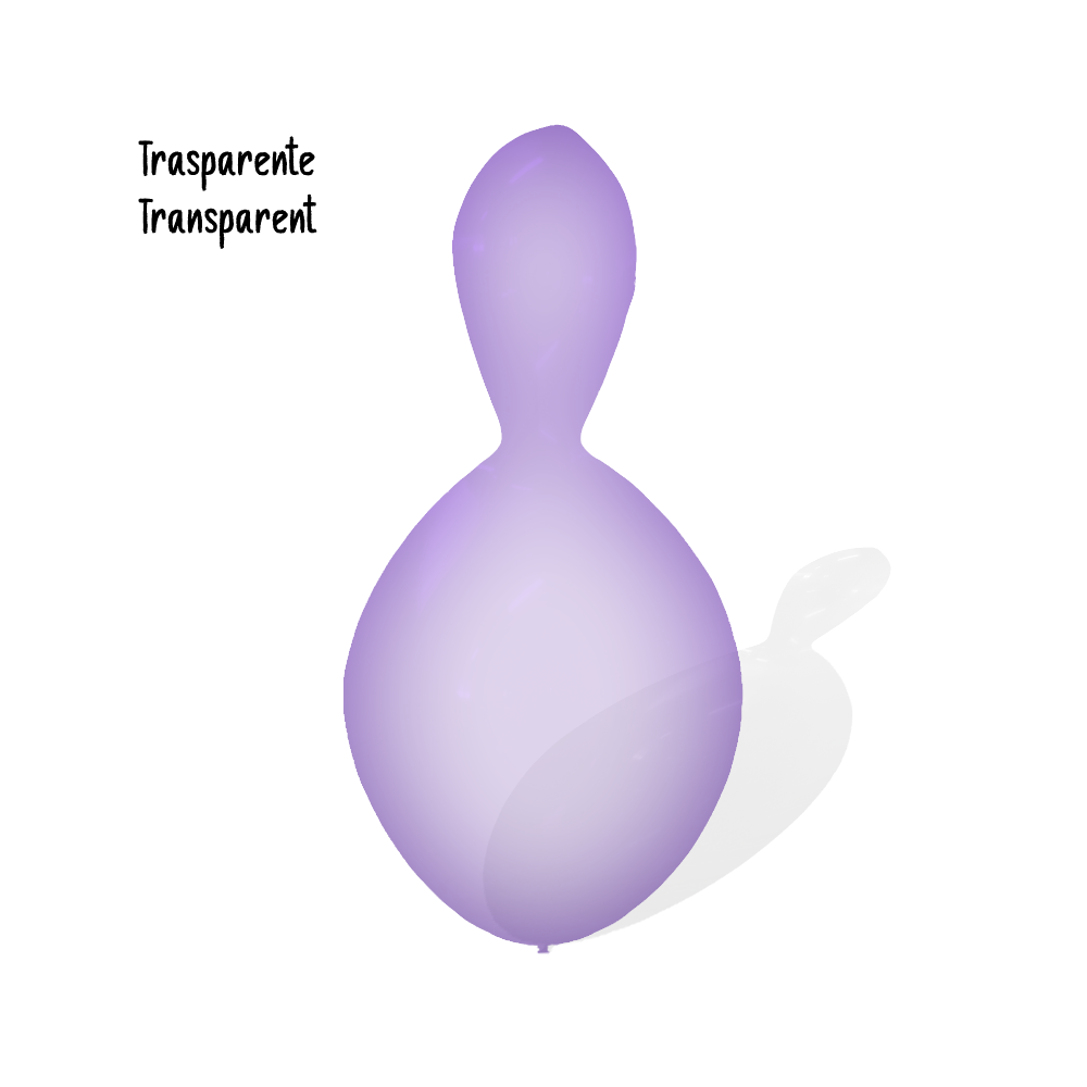 BWS 60" giant skittle figure balloon | crystal
