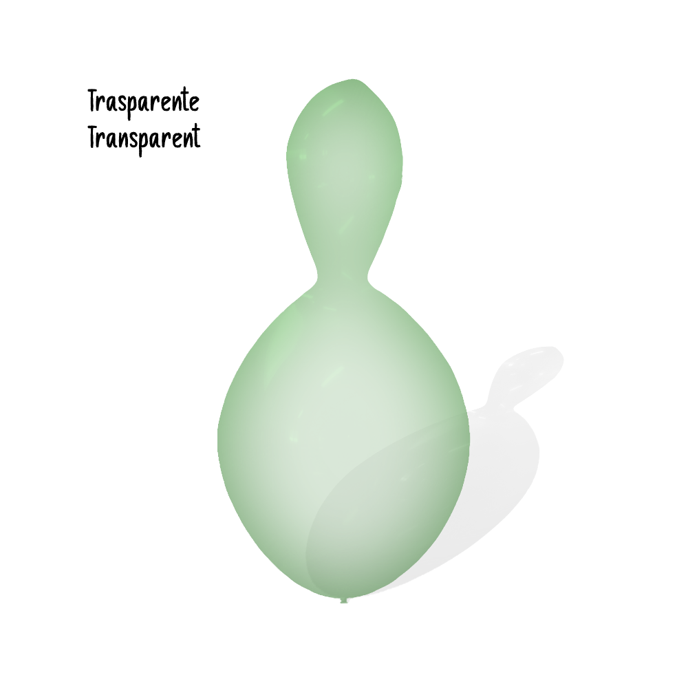 BWS 60" giant skittle figure balloon | crystal