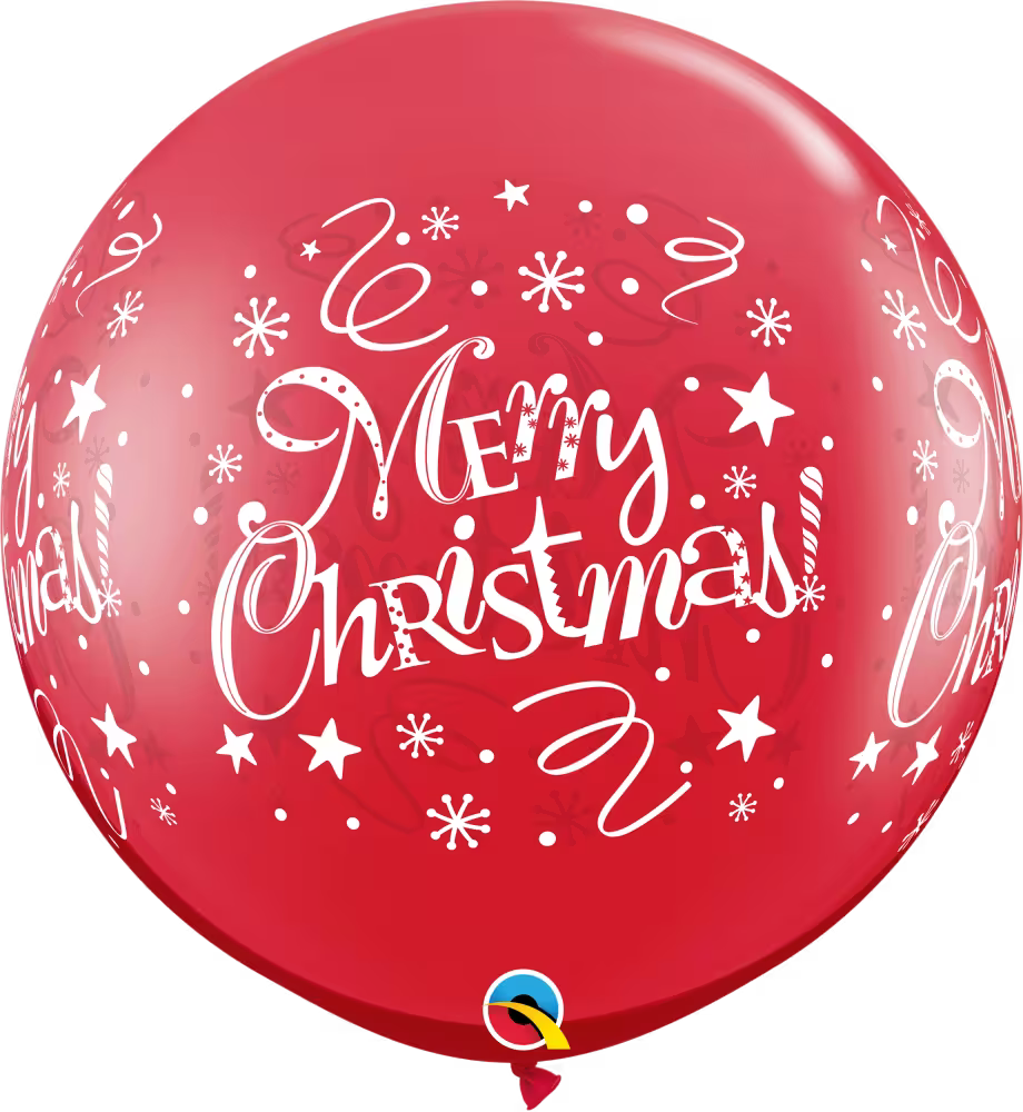 QUALATEX 36" Rundballon | Merry Christmas! - nastila balloons