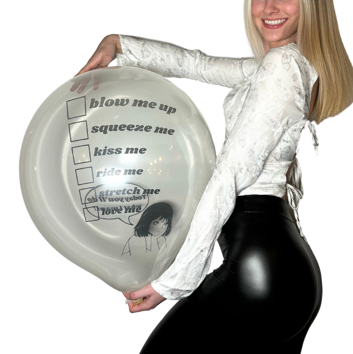 nastila balloons x CATTEX 19" round balloon 2-sided | do what I want!