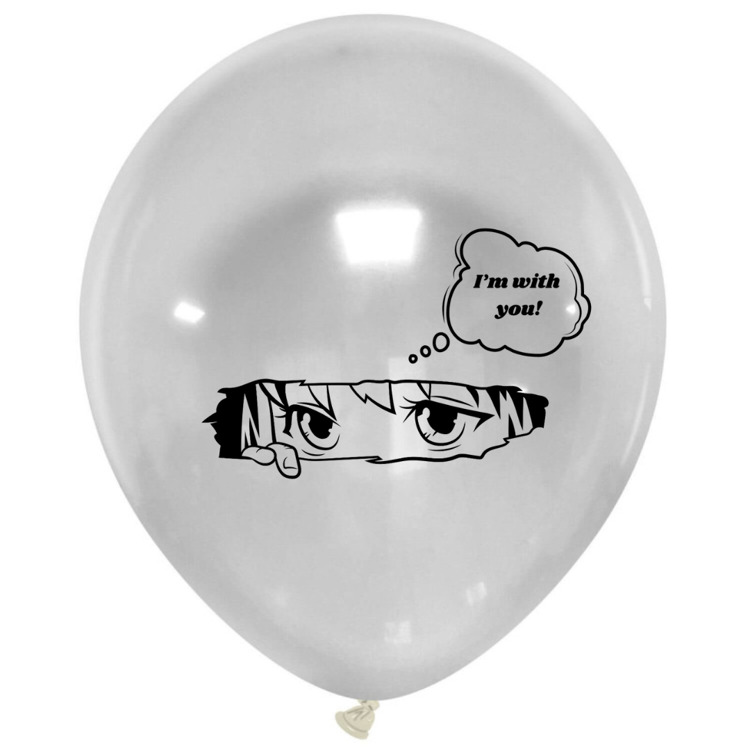 nastila balloons x CATTEX 18" round balloon | I'm with you!