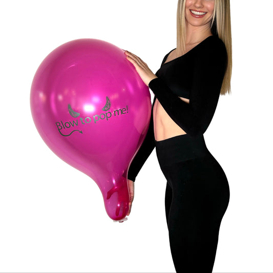 nastila balloons x BELBAL 17" Rundballon | blow to pop me! - nastila balloons