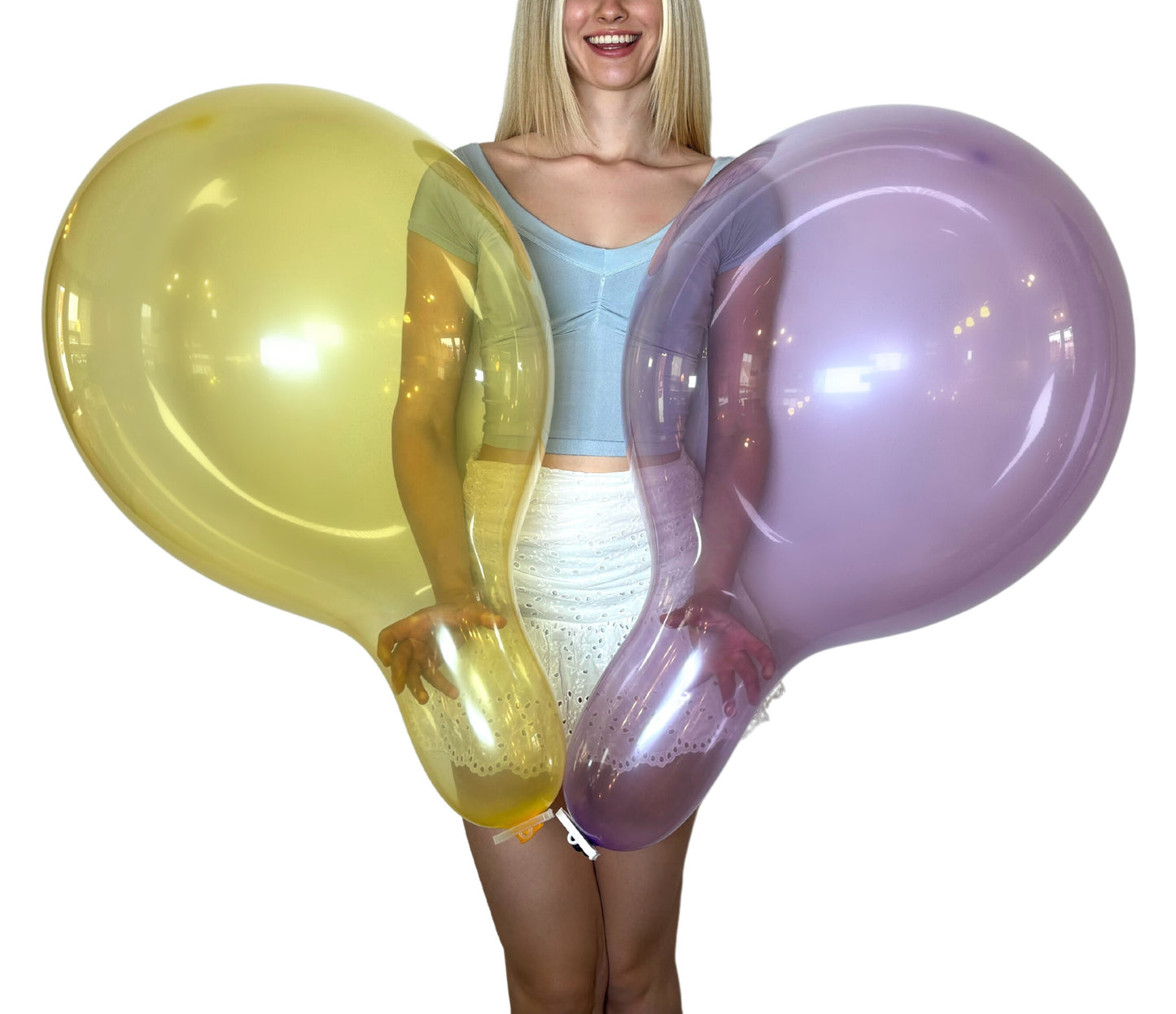 KALISAN 18" round balloon | crystal