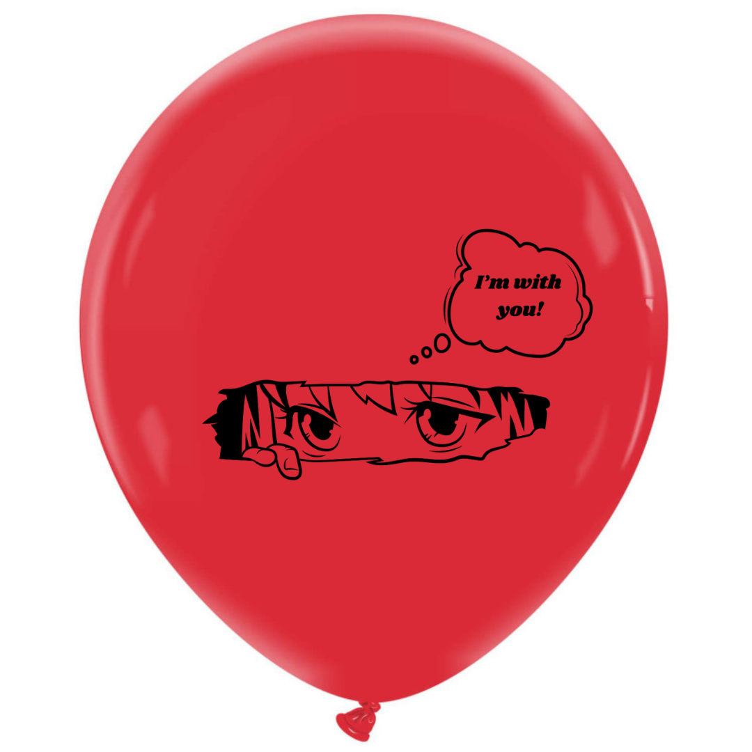 nastila balloons x CATTEX 18" Rundballon | I'm with you! - nastila balloons