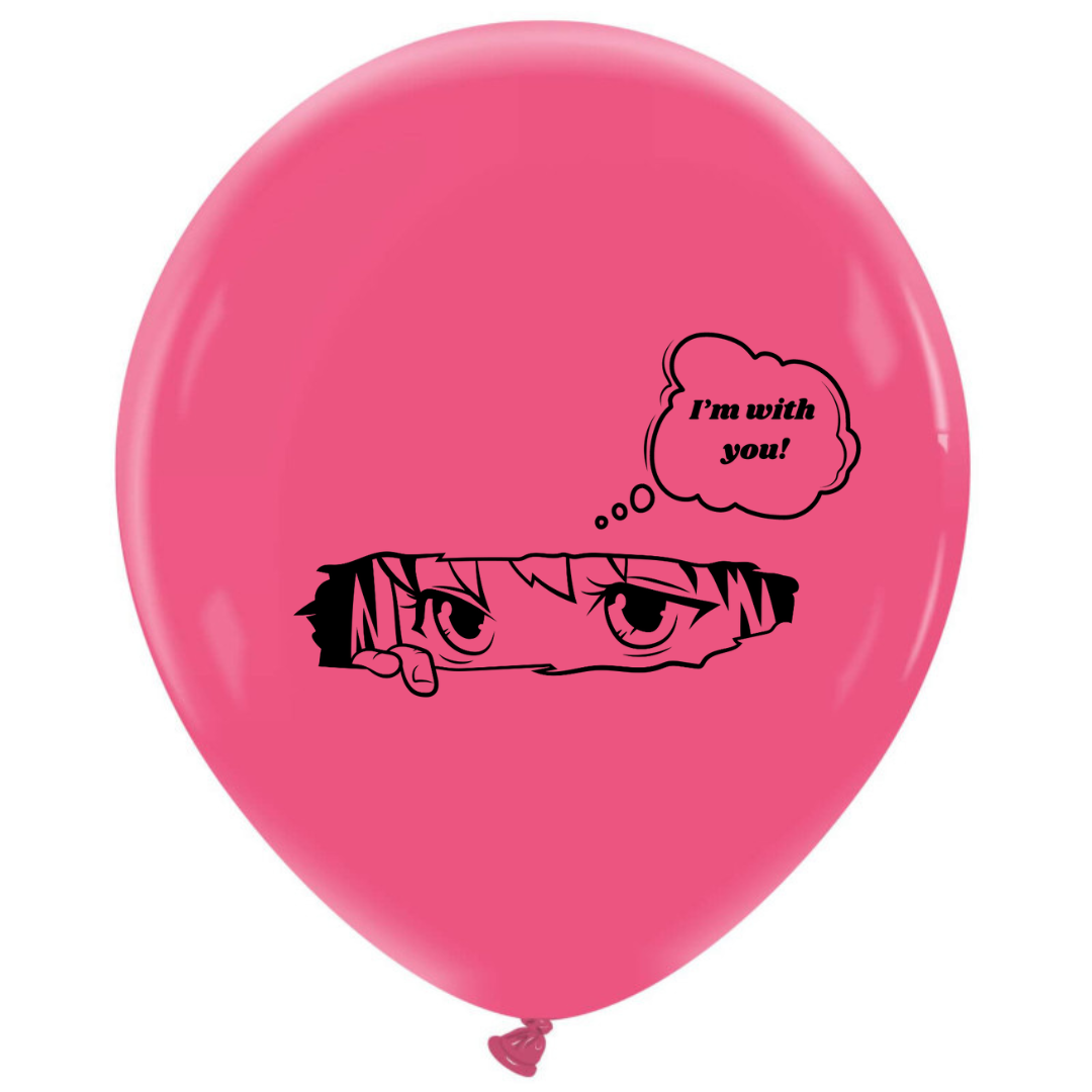 nastila balloons x CATTEX 18" Rundballon | I'm with you! - nastila balloons