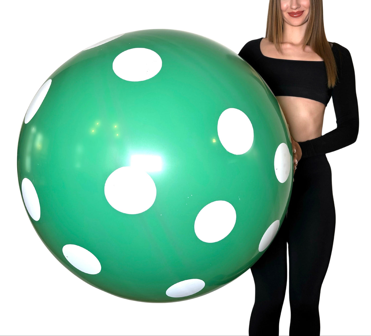 CATTEX 32" Rundballon | Polka Dots (zufällige Farbe) - nastila balloons