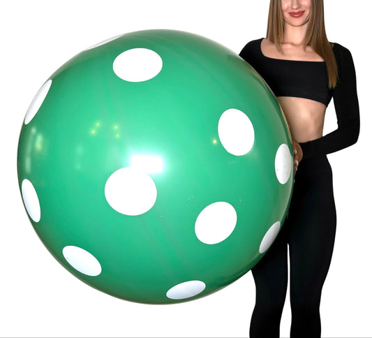 CATTEX 32" Rundballon | Polka Dots (zufällige Farbe) - nastila balloons