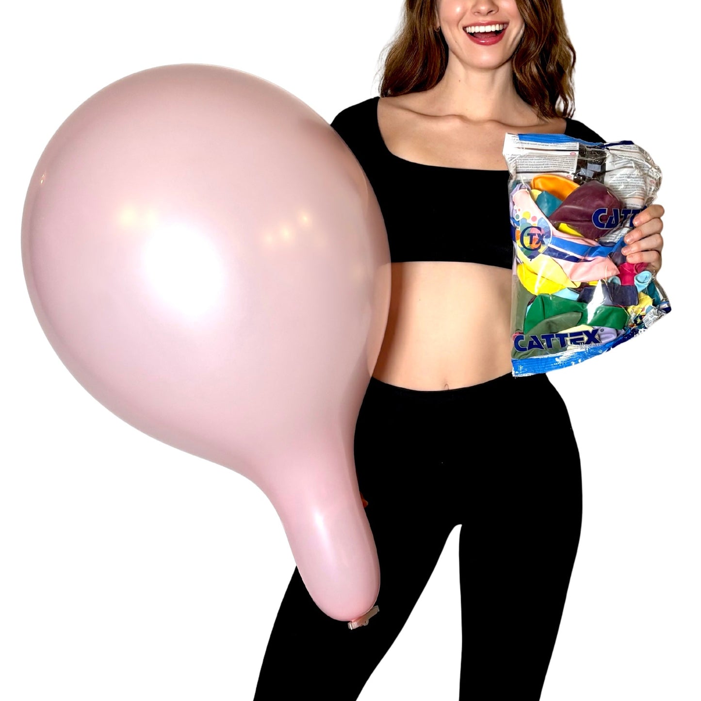 CATTEX 18" Rundballon | Pastell Mix 50 Stück - nastila balloons