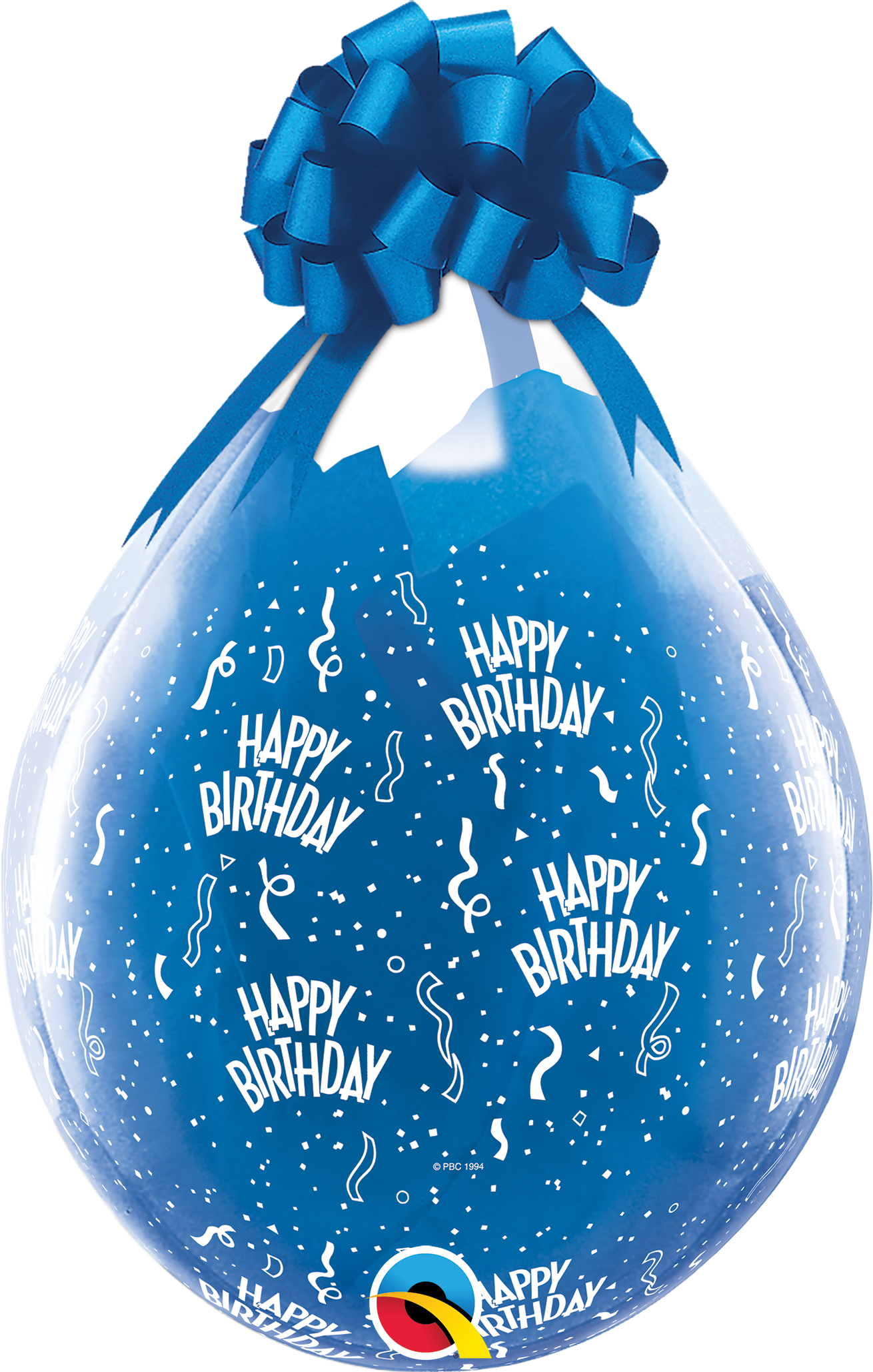 QUALATEX 18" Stuffer Rundballon | Kristall klar printed - nastila balloons