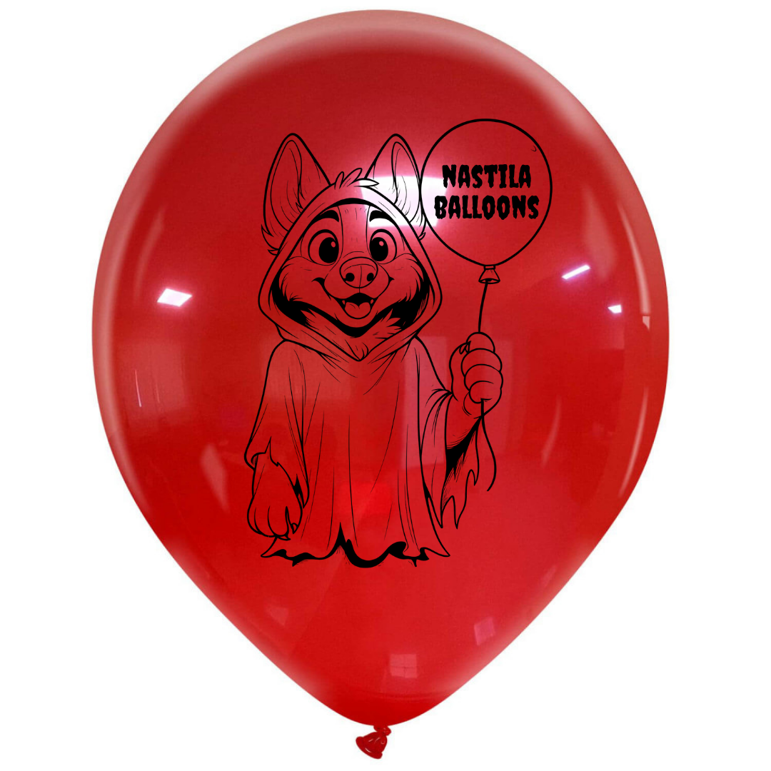 nastila balloons x BELBAL 14" round balloon | Furry Ghost