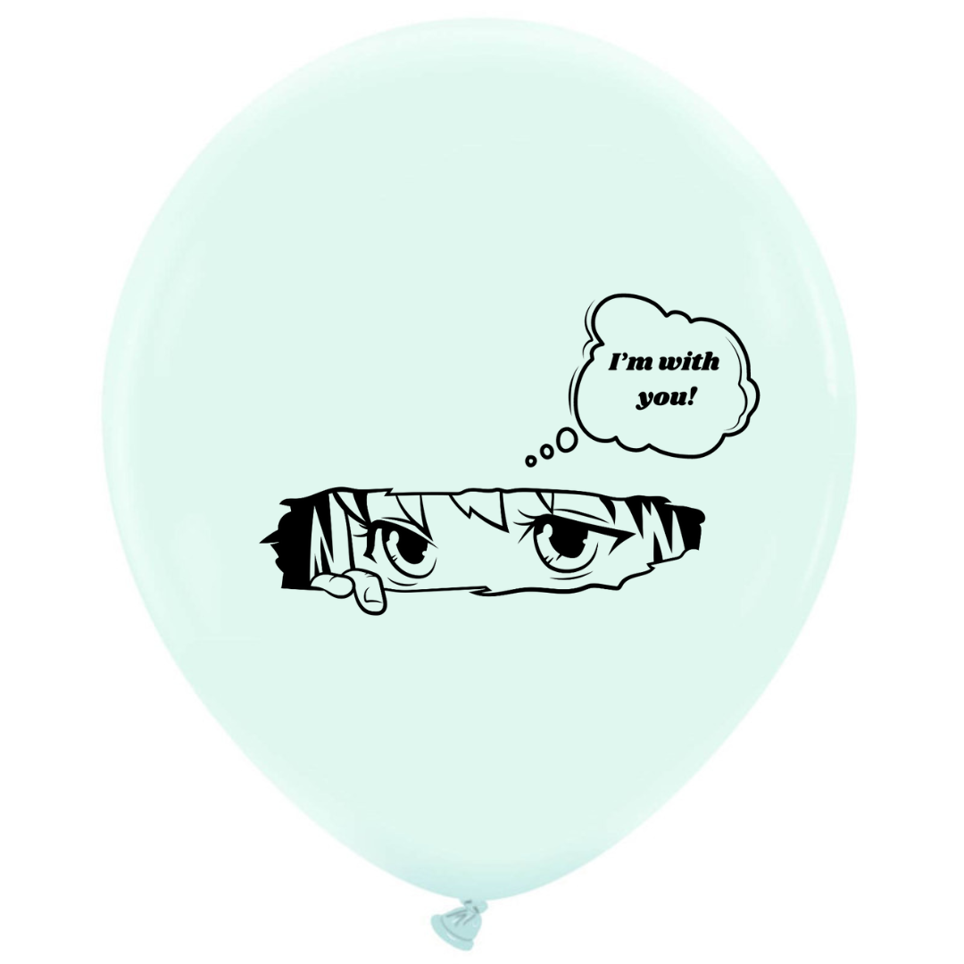 nastila balloons x CATTEX 18" Rundballon | I'm with you! - nastila balloons