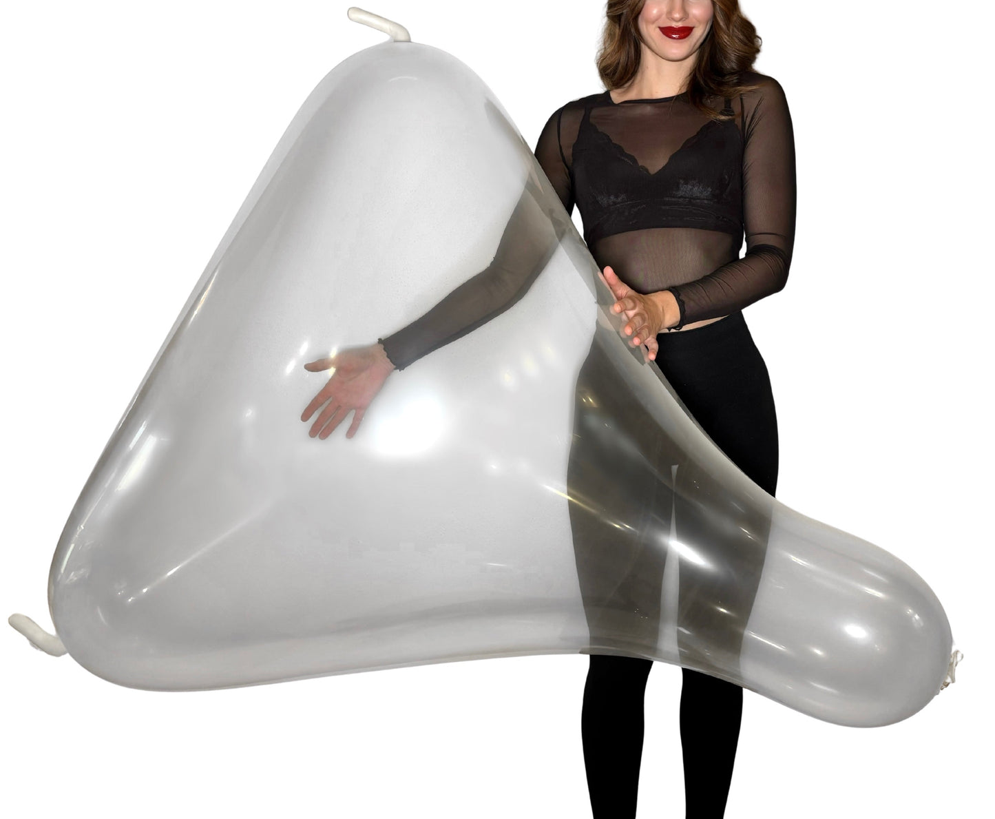 BWS 31x31" Giant Treeloons Figurenballon | Kristall klar - nastila balloons