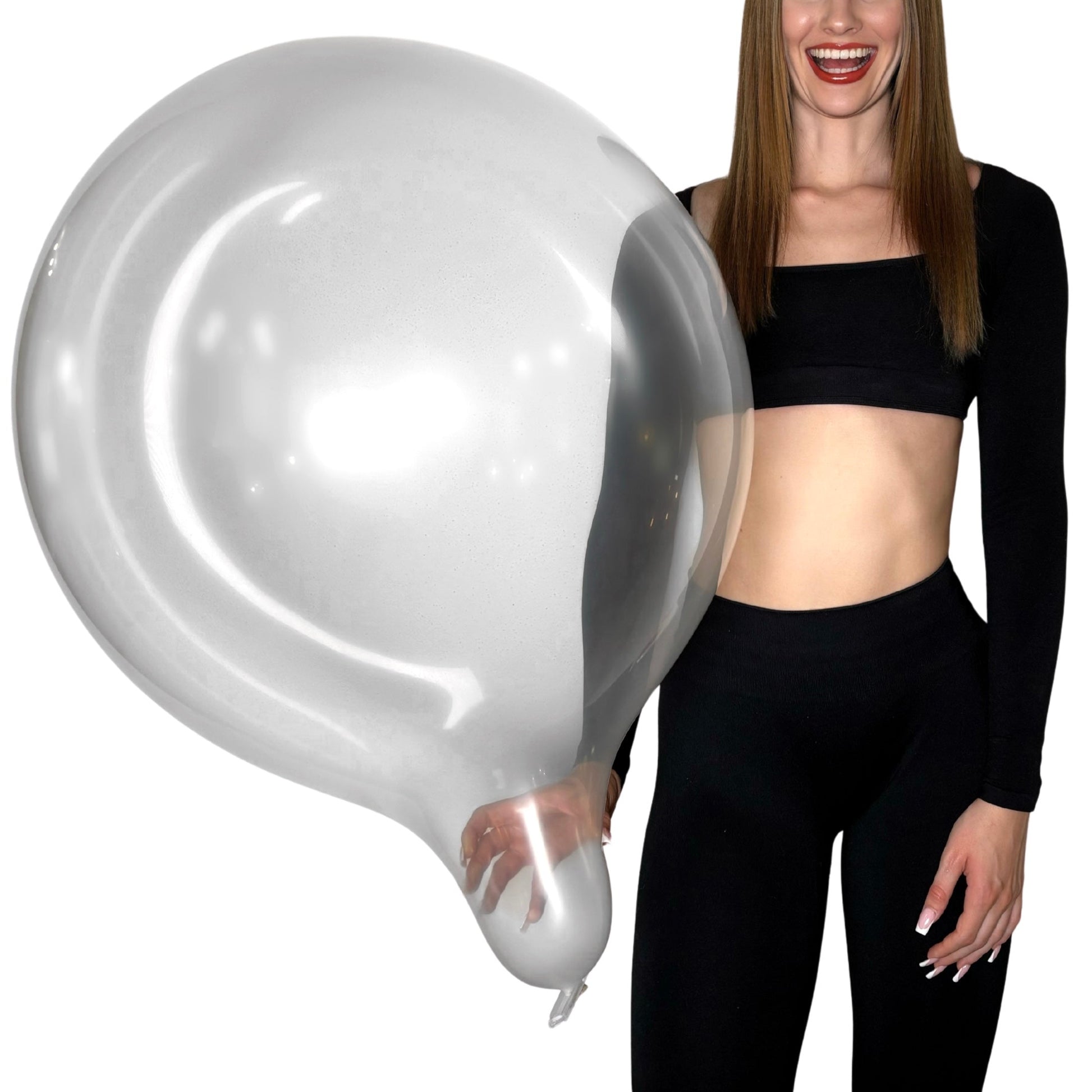 CATTEX 19" Rundballon | Kristall klar - nastila balloons