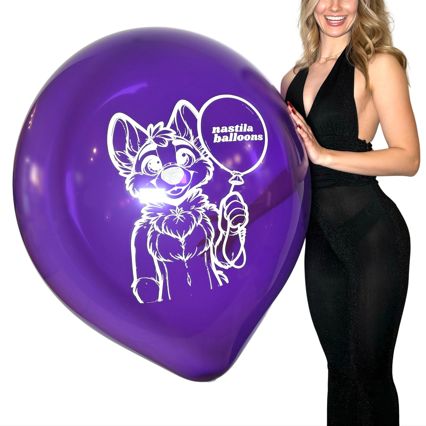 nastila balloons x BELBAL 24" Rundballon | Furry - nastila balloons