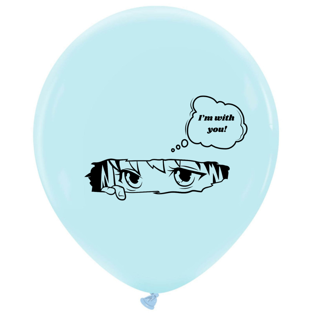 nastila balloons x CATTEX 18" round balloon | I'm with you!