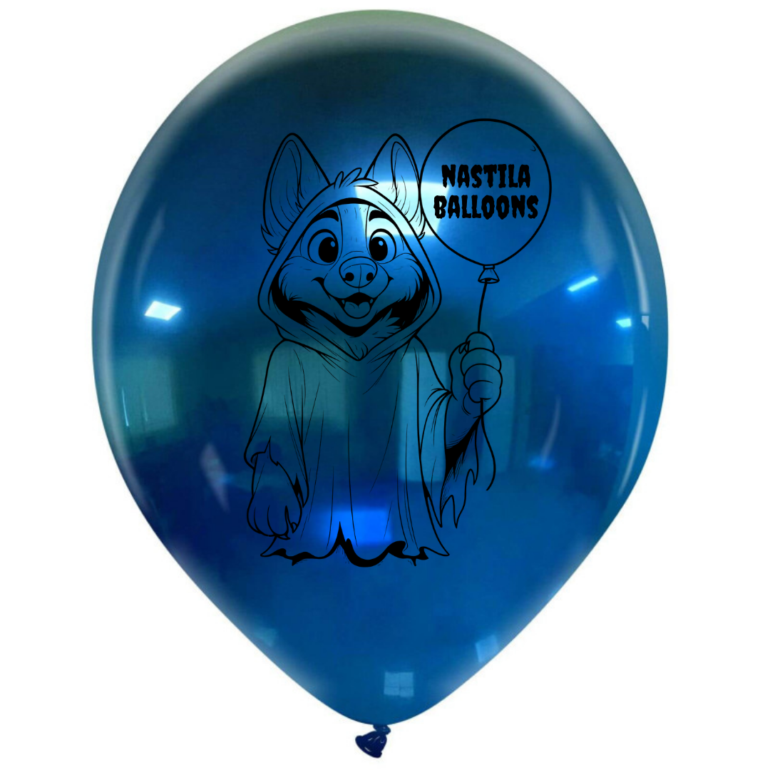 nastila balloons x BELBAL 14" round balloon | Furry Ghost