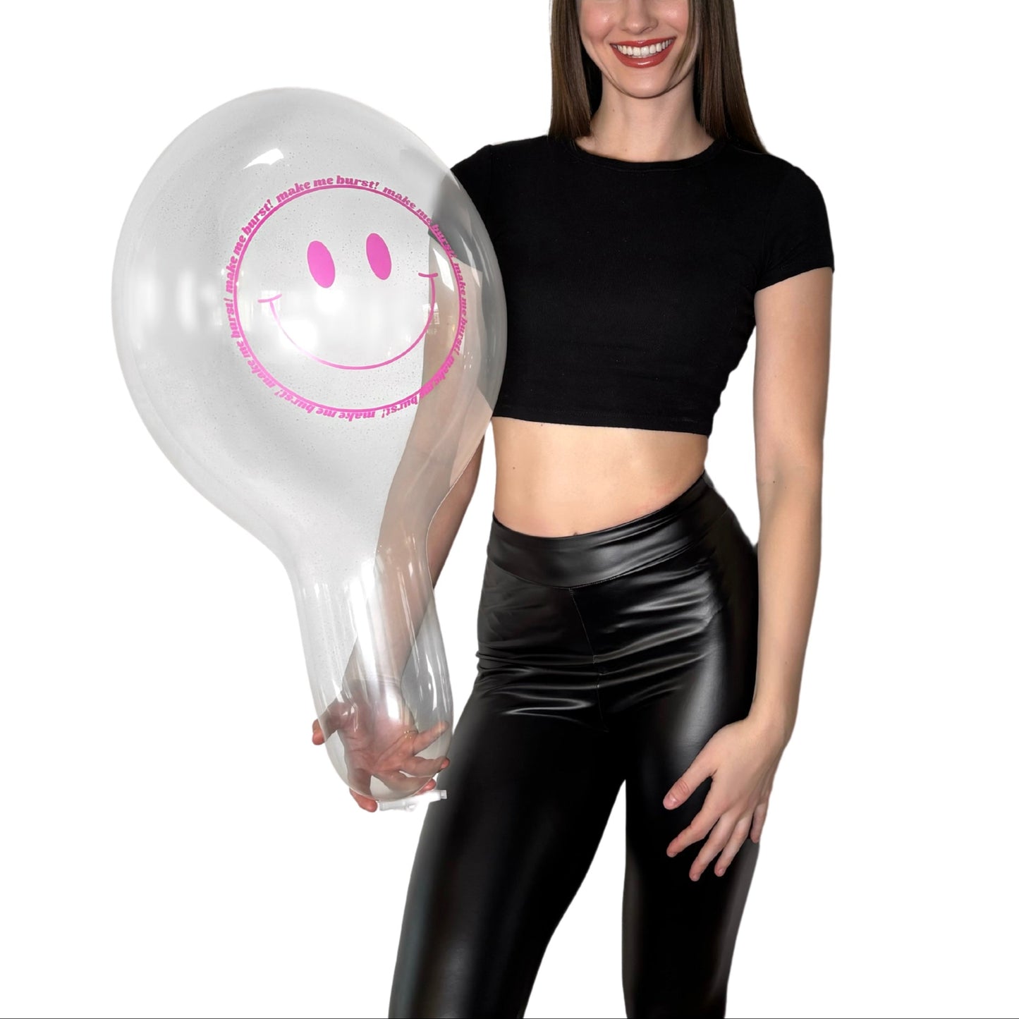 nastila balloons x BELBAL 14" Rundballon | Smiley pink edition - nastila balloons
