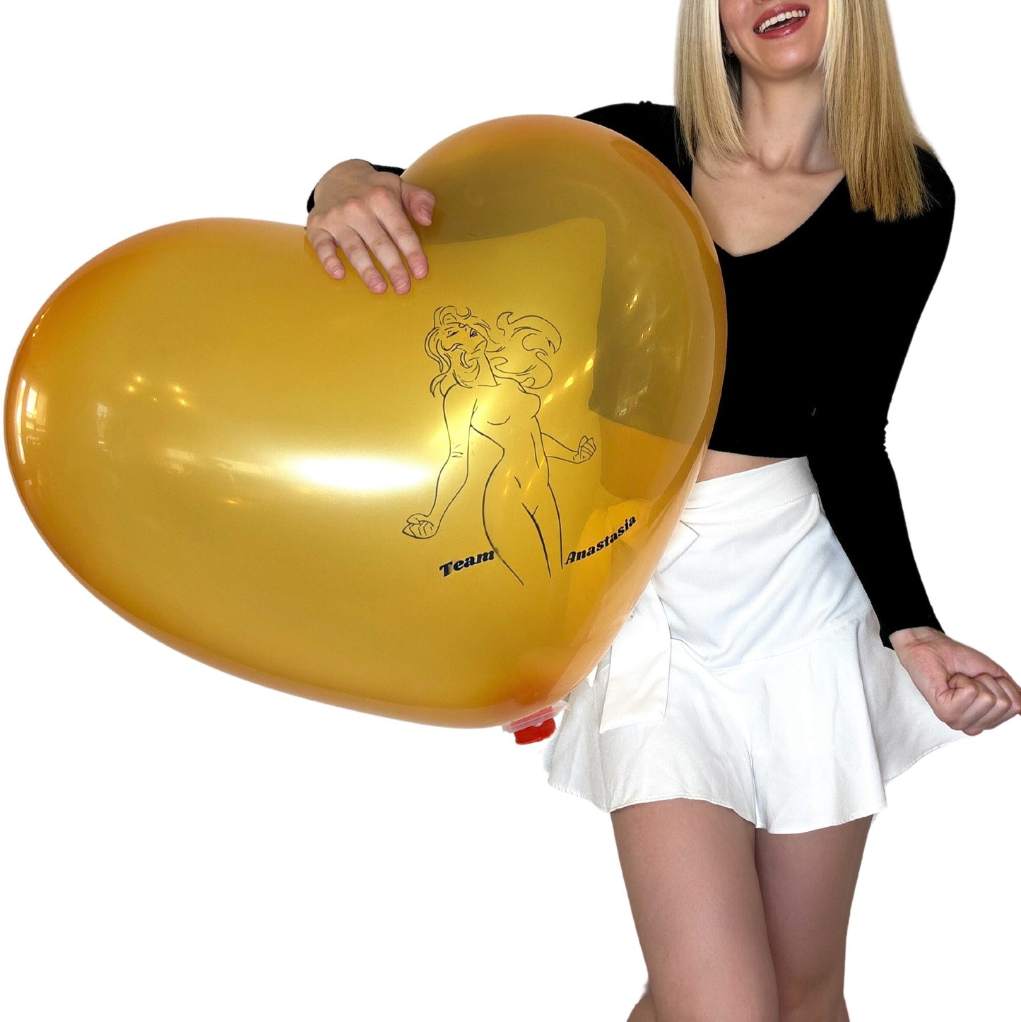 nastila balloons x CATTEX 25" Herzballon | Team Anastasia - nastila balloons