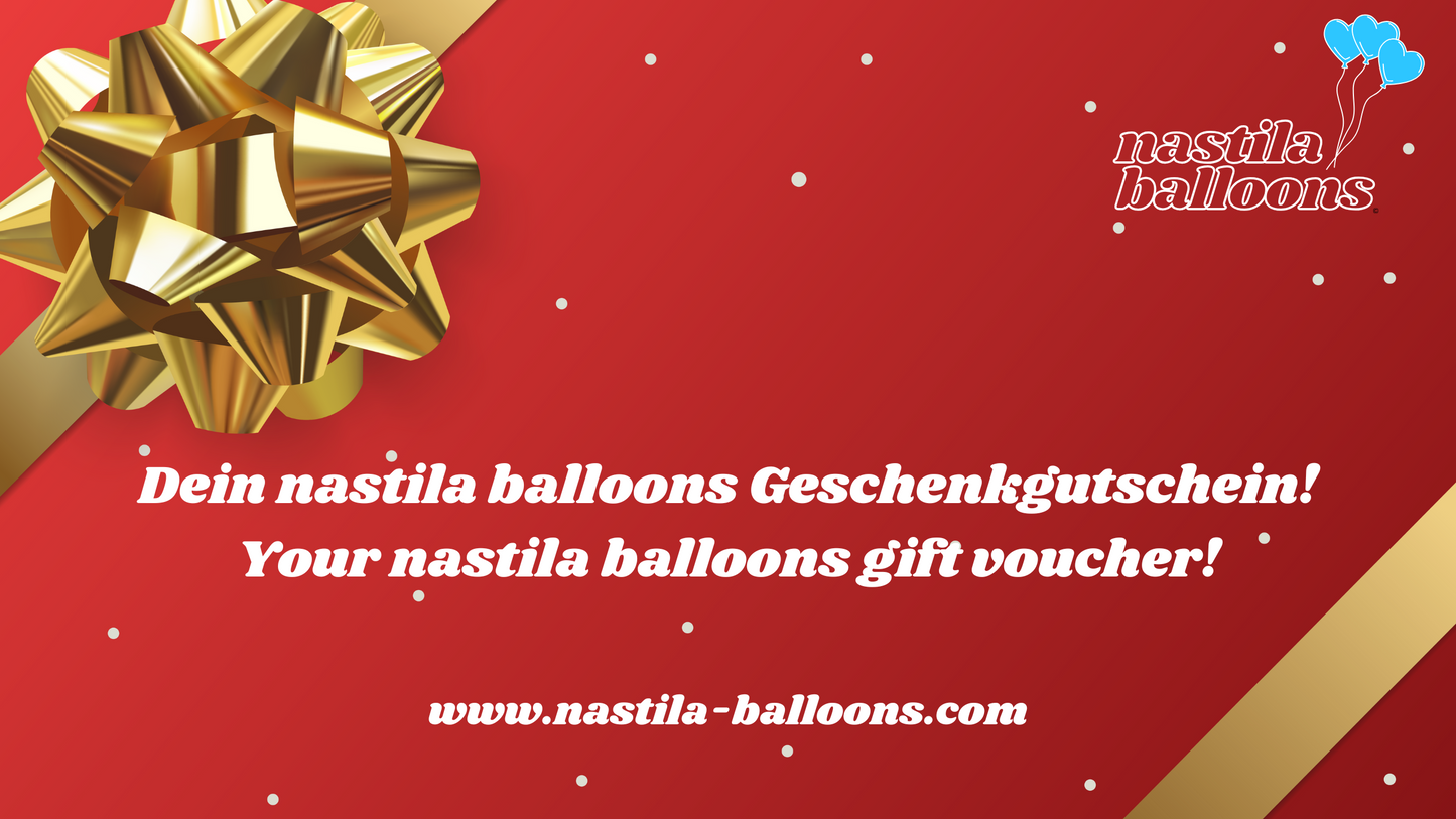 nastila balloons Geschenkgutschein - nastila balloons