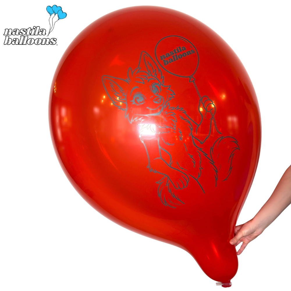 nastila balloons x BELBAL 17" Rundballon | Furry Girl - nastila balloons