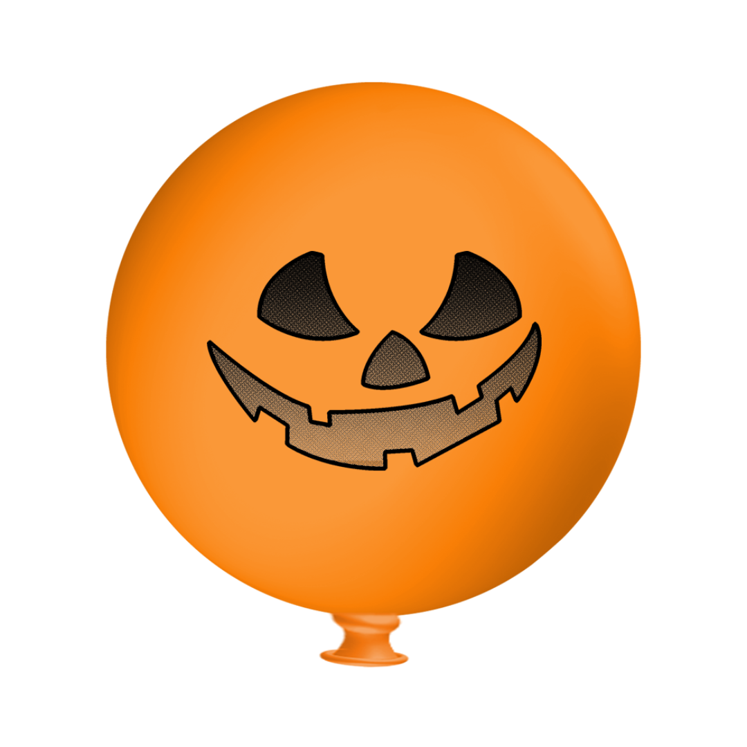 BWS 100" Rundballon | Halloween Pumpkin - nastila balloons
