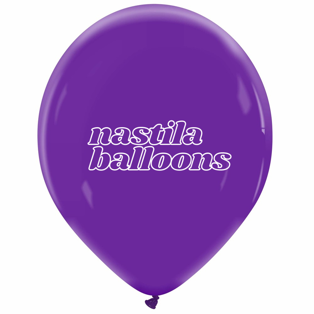 nastila balloons x BELBAL 14" Rundballon | Kristall - nastila balloons