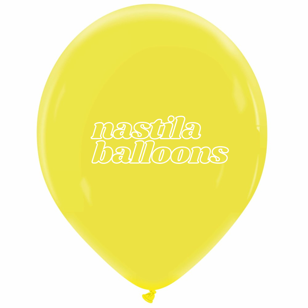 nastila balloons x BELBAL 14" Rundballon | Kristall - nastila balloons