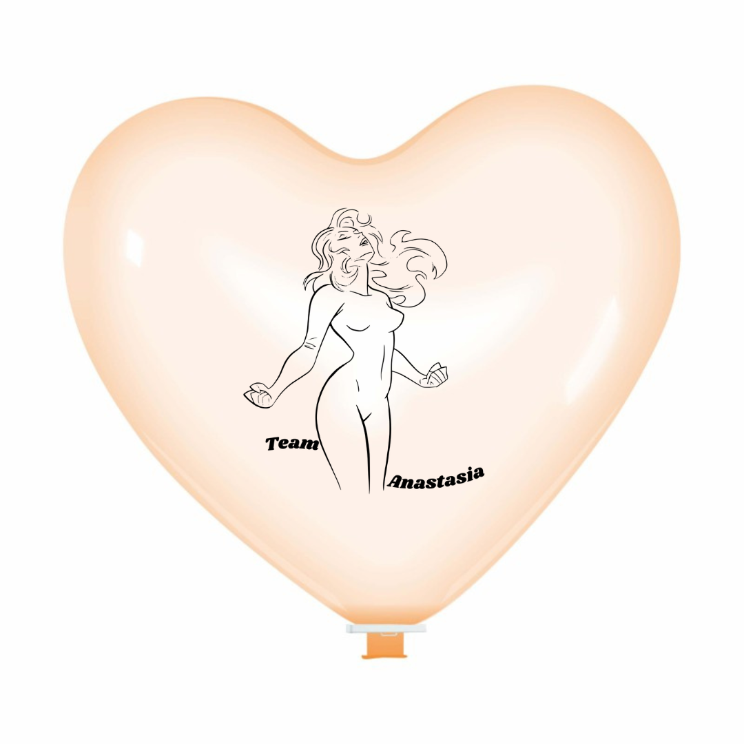 nastila balloons x CATTEX 25" Herzballon | Team Anastasia - nastila balloons