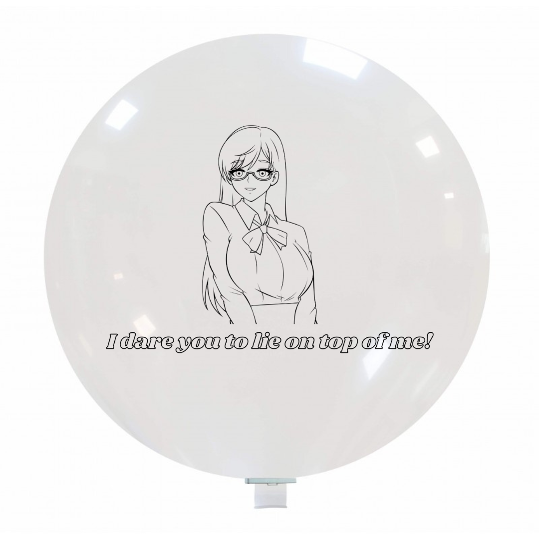 nastila balloons x CATTEX 32" Rundballon | I dare you! - nastila balloons