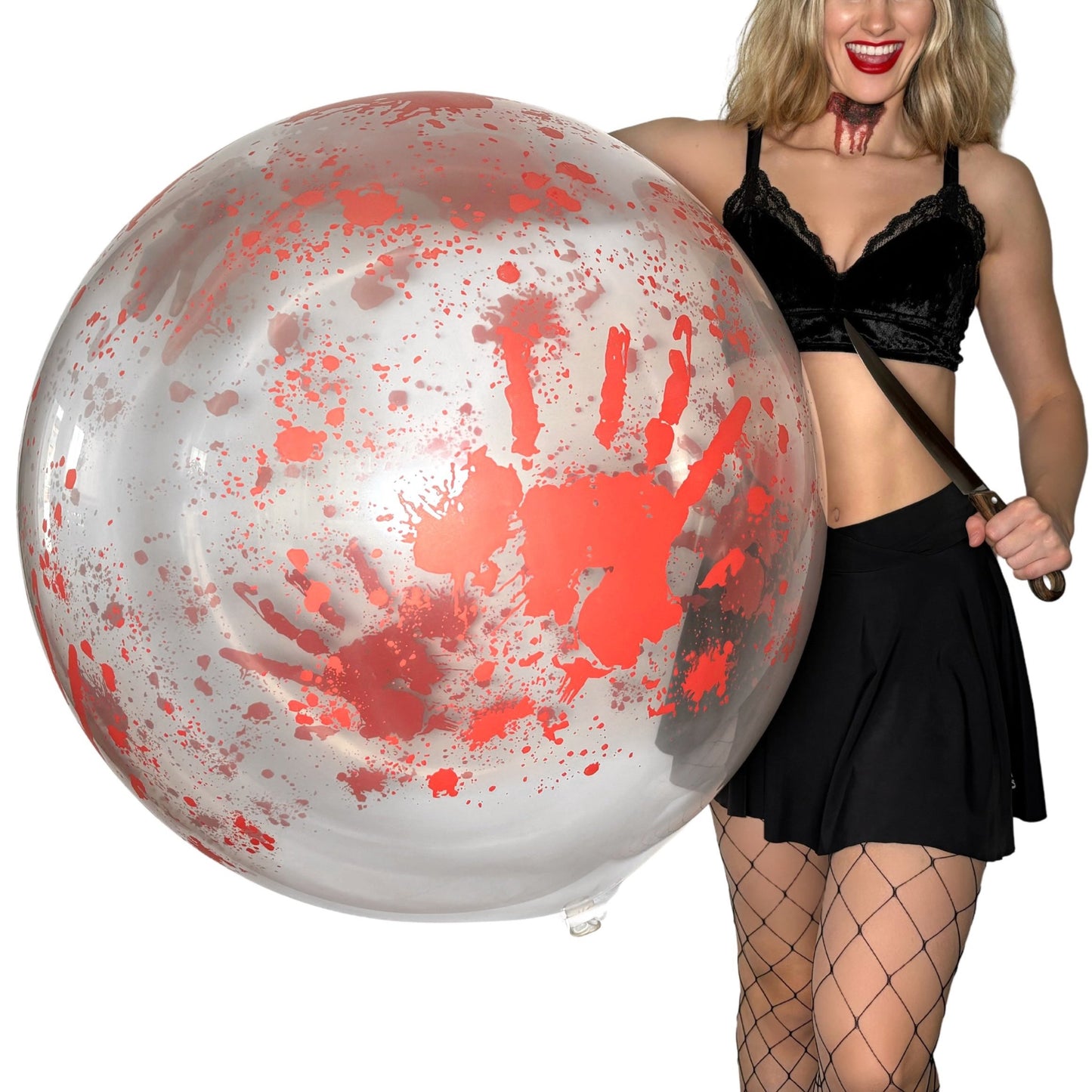 CATTEX 32" Rundballon | Bloody Hands - nastila balloons