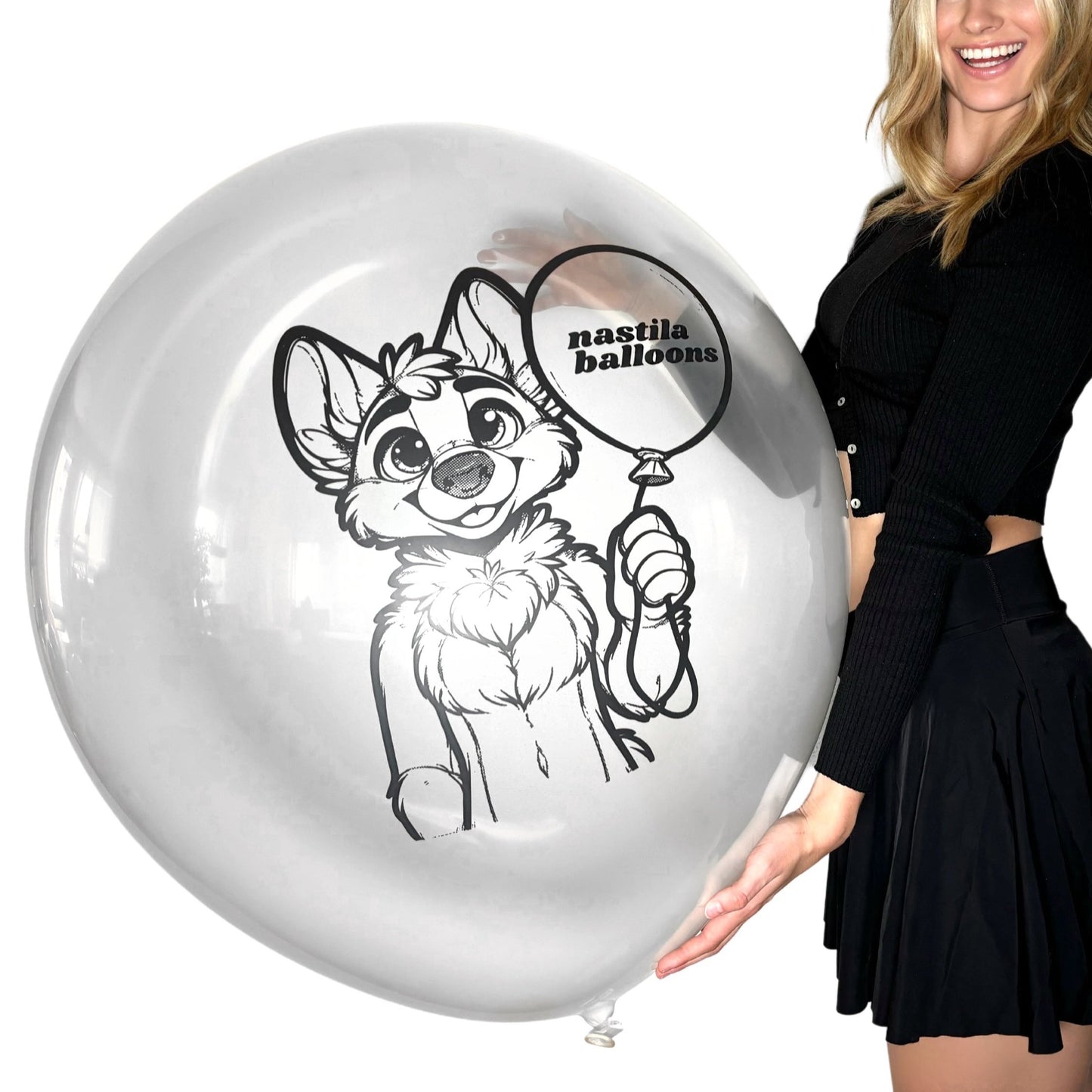 nastila balloons x BELBAL 24" Rundballon | Furry - nastila balloons