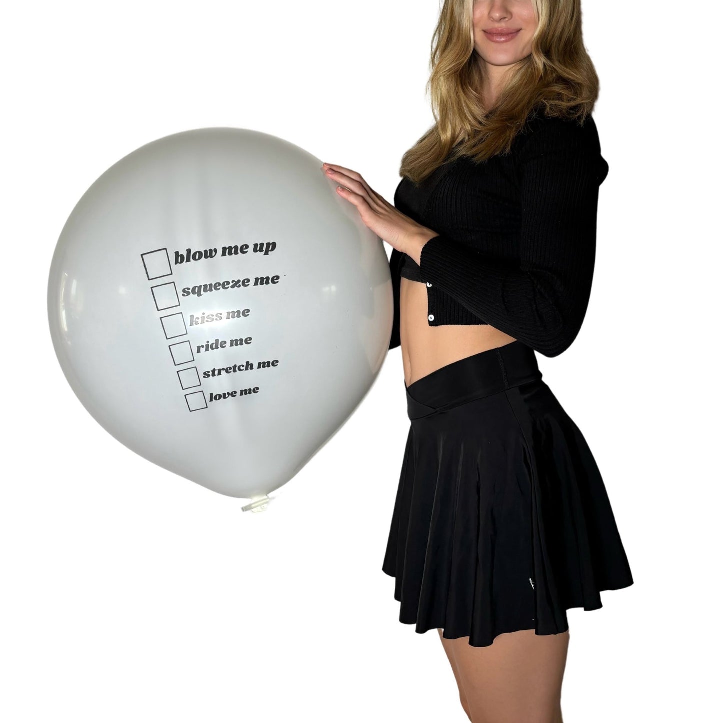 nastila balloons x CATTEX 19" round balloon 2-sided | do what I want!