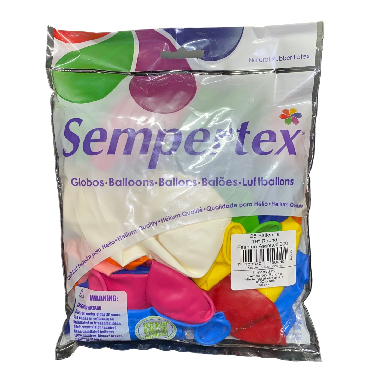 SEMPERTEX 18" Rundballon | Pastell - nastila balloons