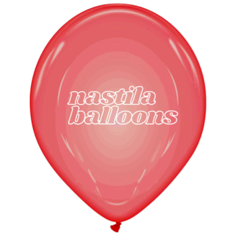 nastila balloons x BELBAL 14" Rundballon | Kristall - nastila balloons