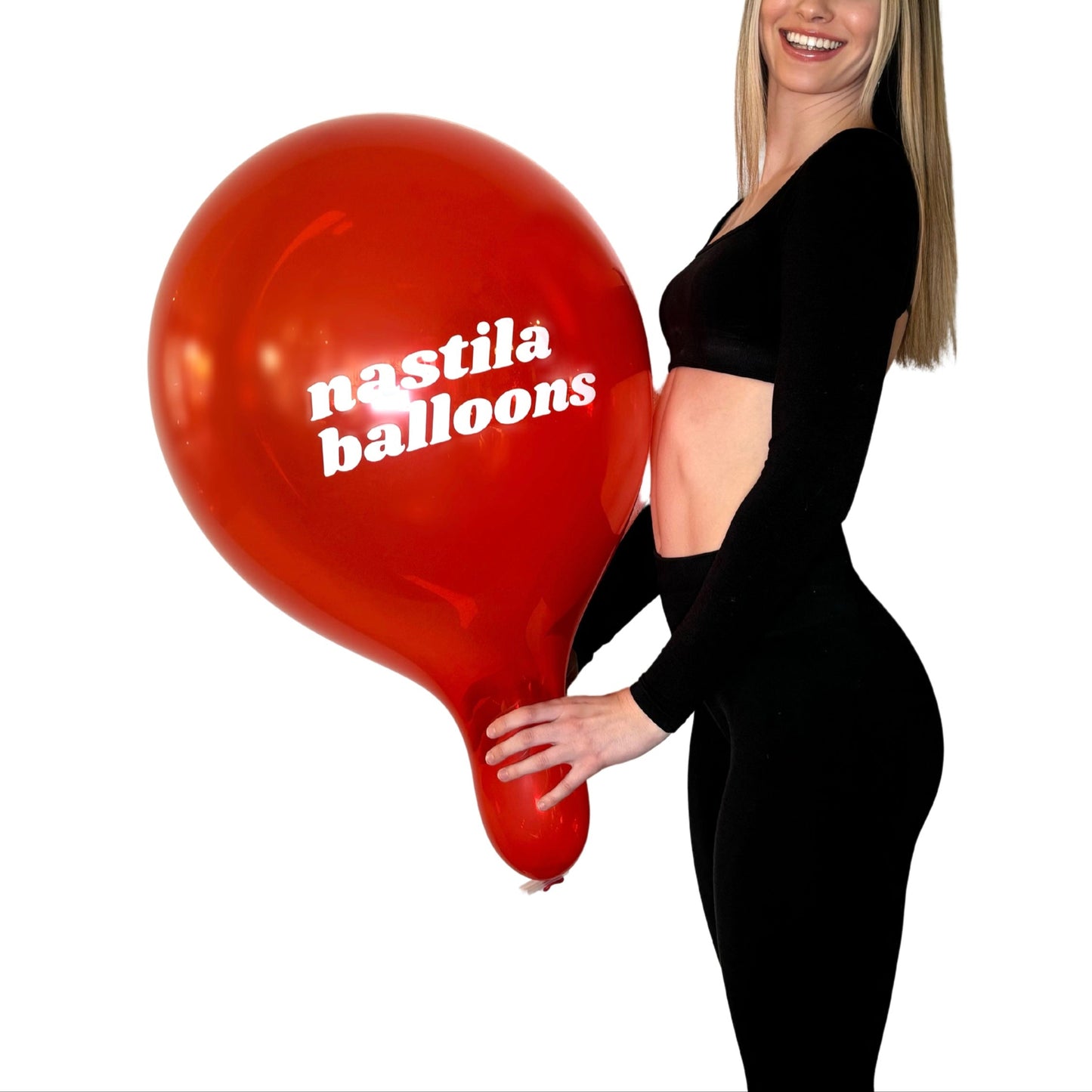 nastila balloons x BELBAL 17" round balloon | crystal
