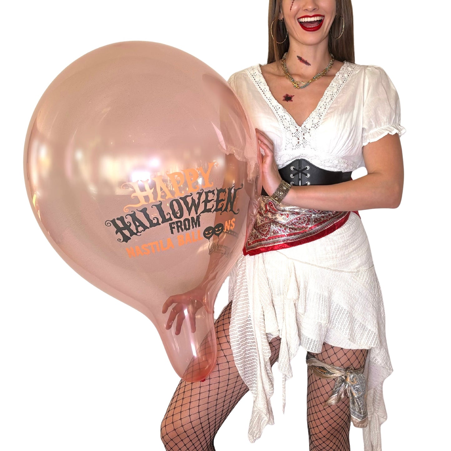 nastila balloons x BELBAL 17" round balloon | Happy Halloween