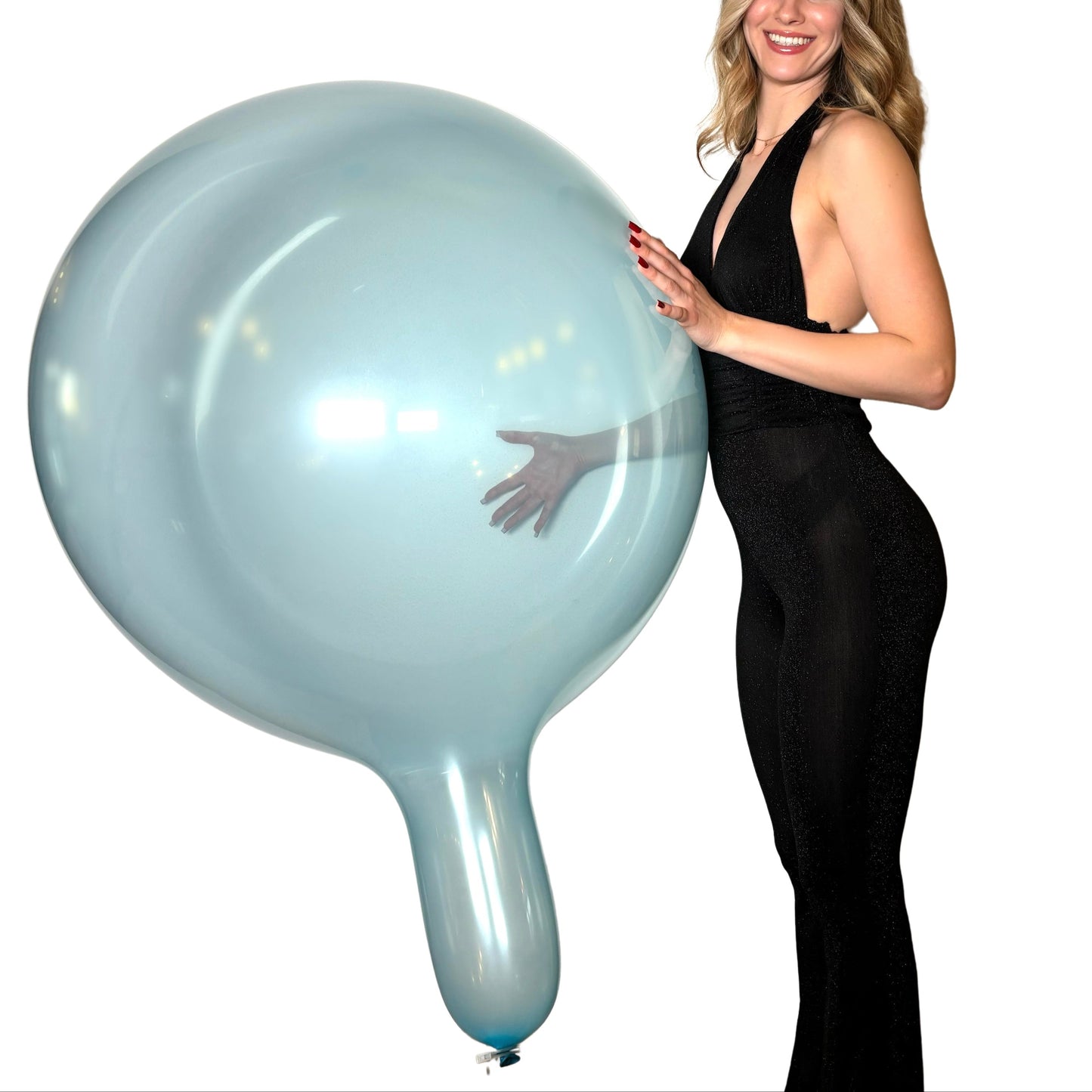 KALISAN 24" round balloon | crystal