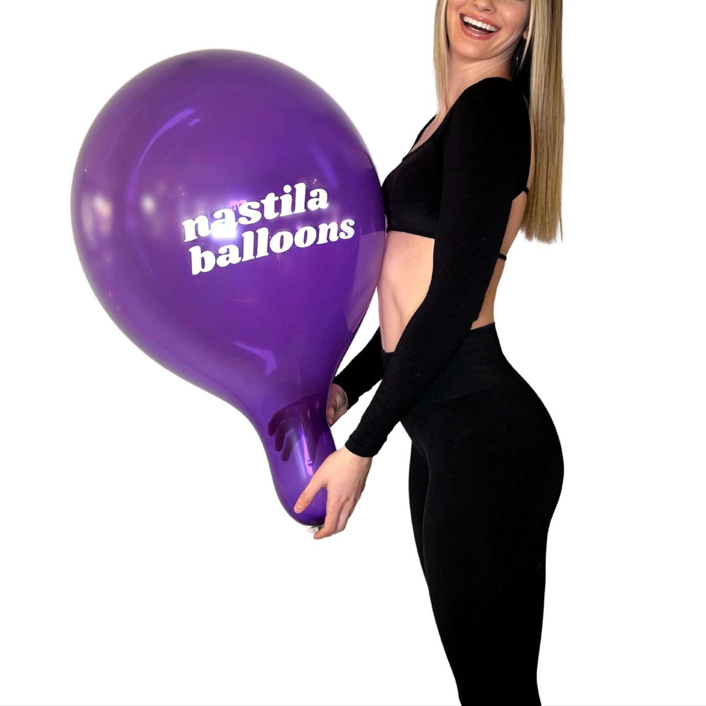 nastila balloons x BELBAL 17" round balloon | crystal