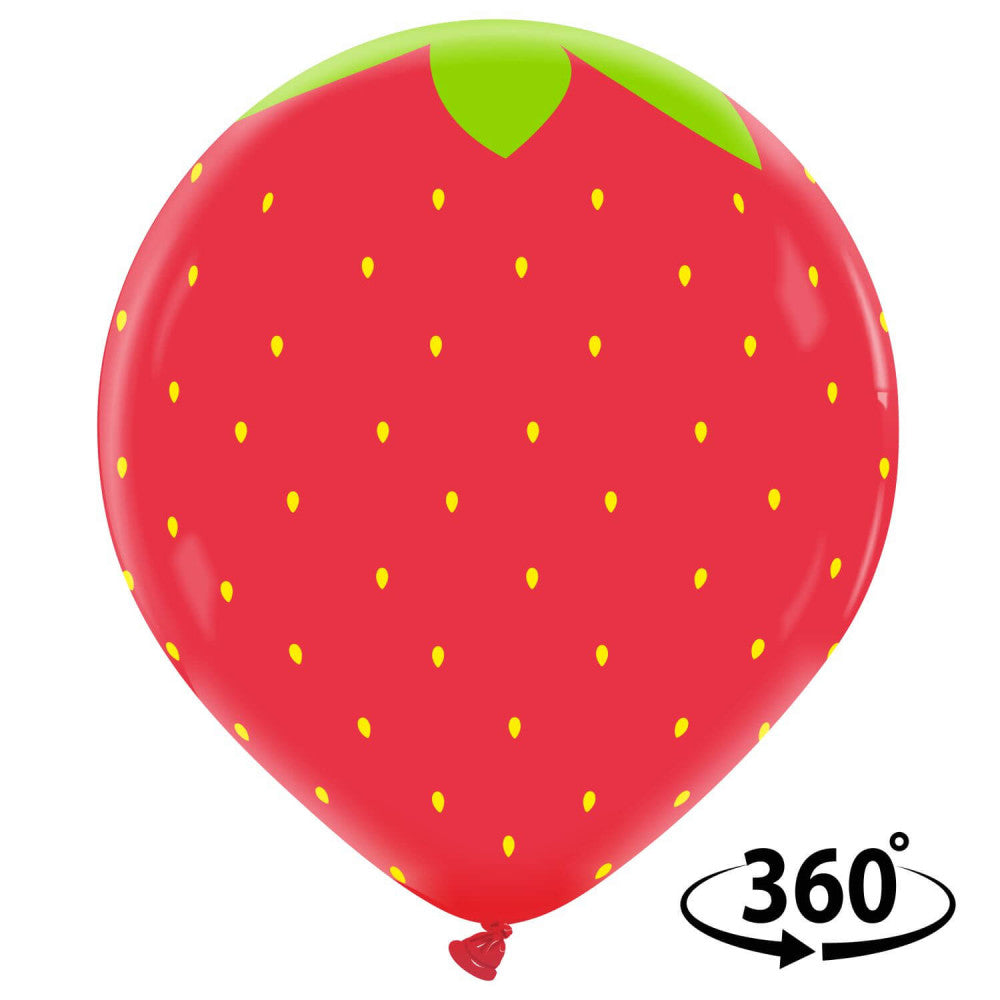 BELBAL 24" round balloon | Strawberry
