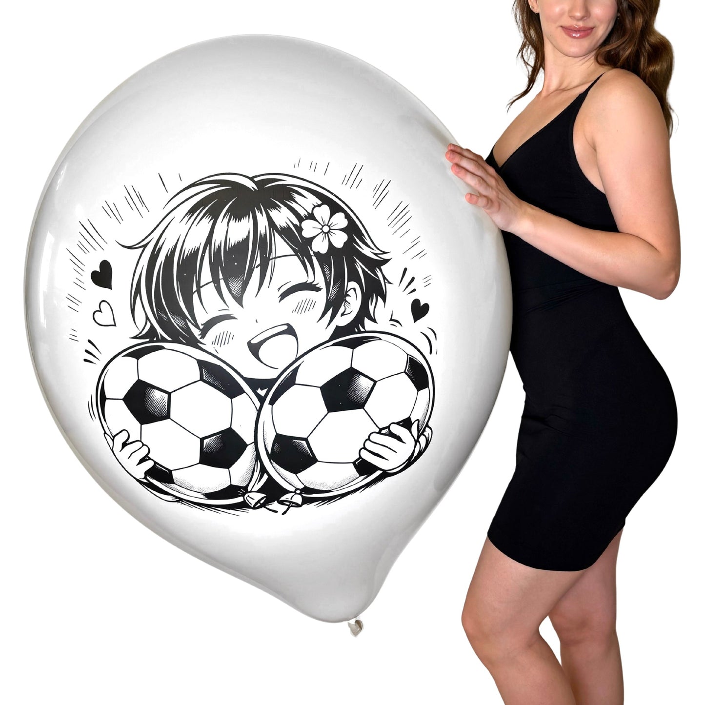 nastila balloons x BELBAL 24" Rundballon | Soccer Love