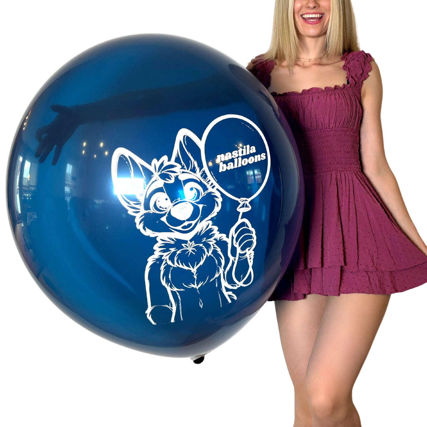 nastila balloons x BELBAL 24" Rundballon | Furry - nastila balloons