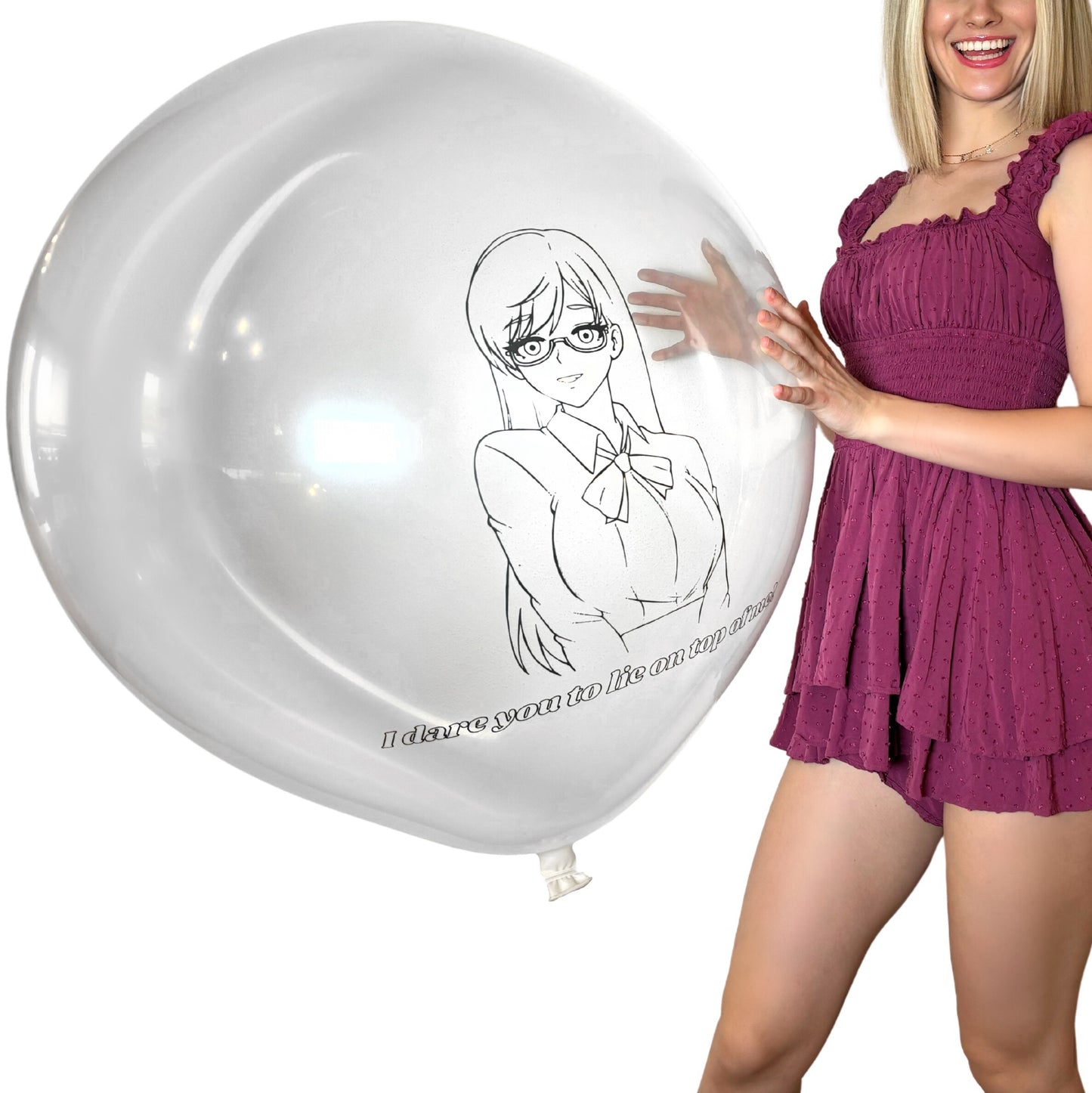 nastila balloons x CATTEX 32" Rundballon | I dare you! - nastila balloons