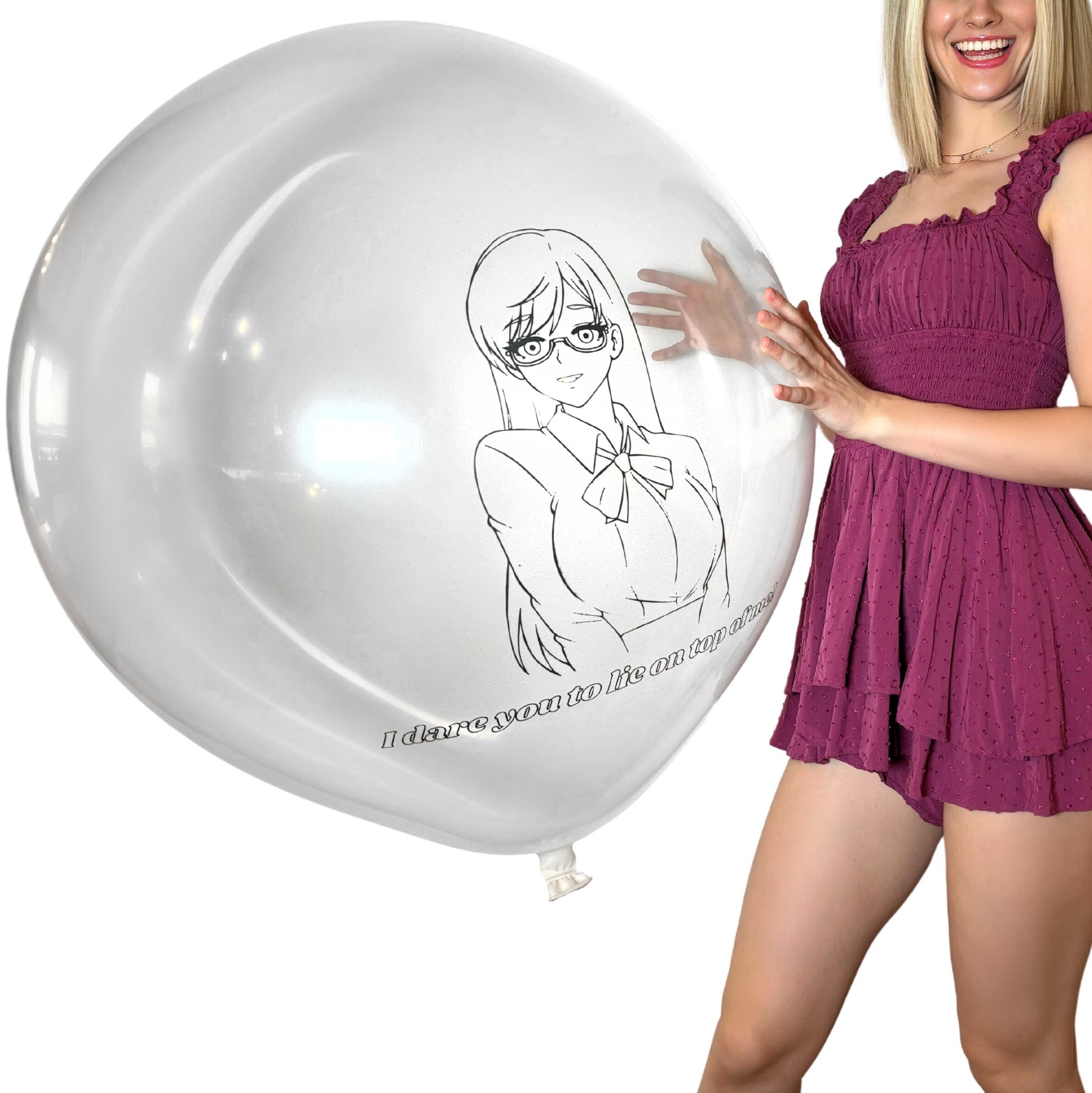 nastila balloons x CATTEX 32" Rundballon | I dare you! - nastila balloons