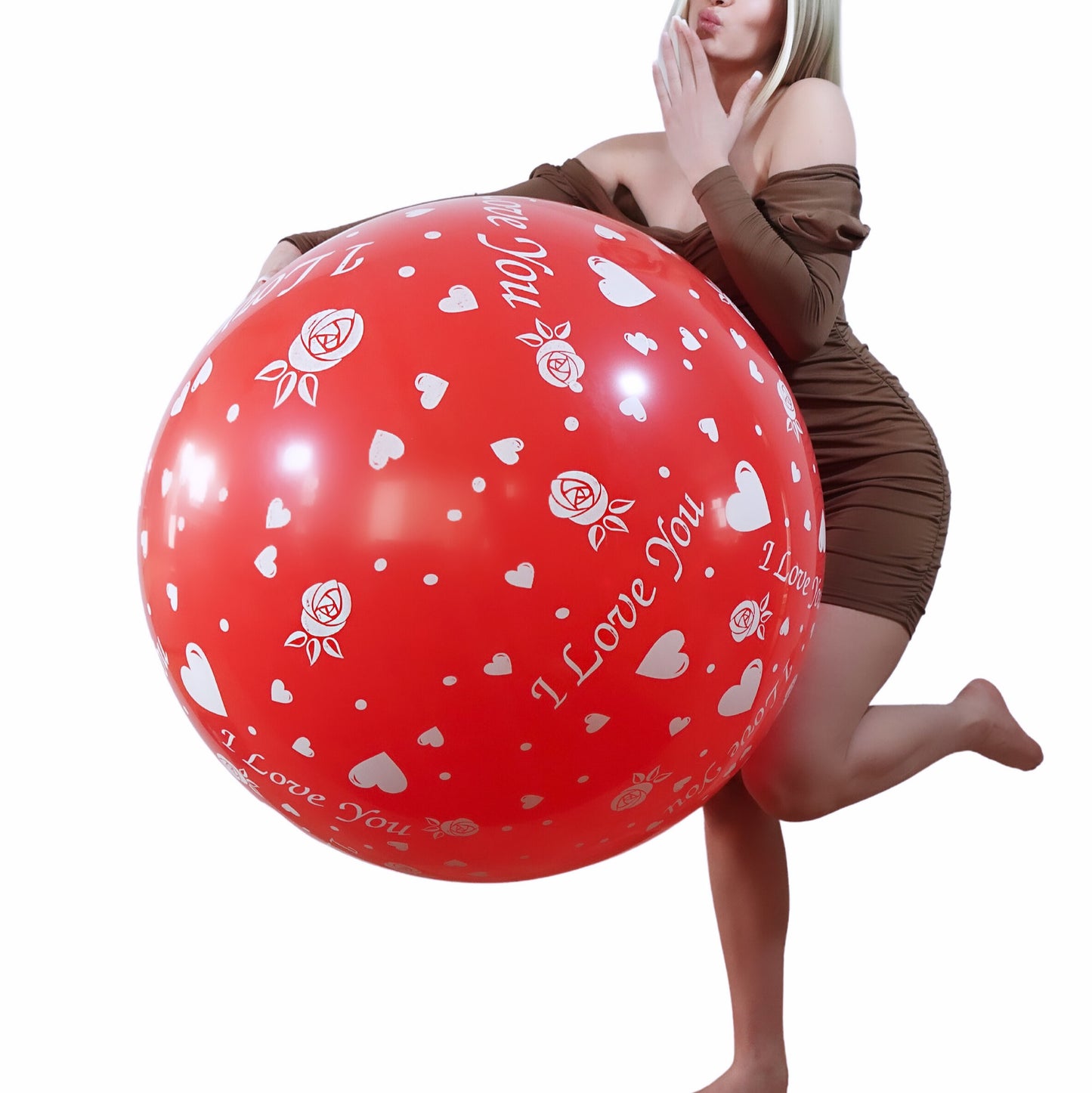 buy printed balloon looner latex